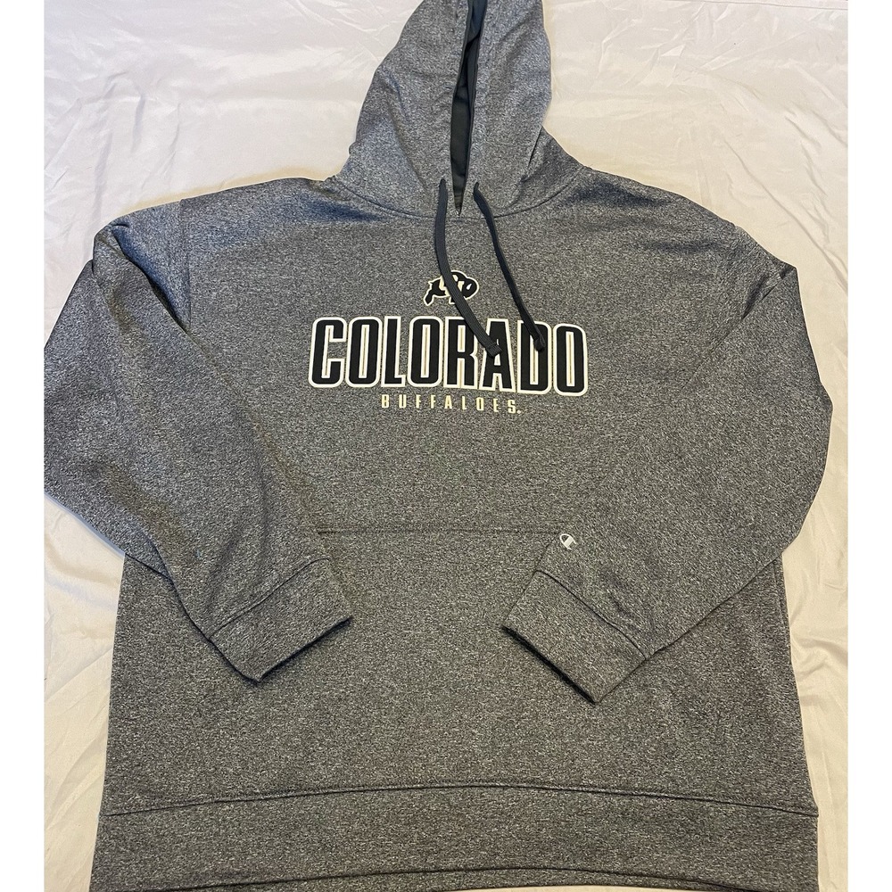 Champion Gray Colorado Buffaloes Pullover Hoodie
